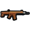Nášivka 3D GUN PVC PATCH