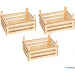 Goki Dřevěné přepravky 3ks – Zboží Mobilmania