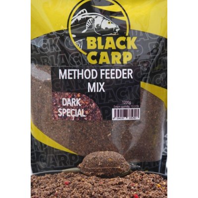 Black Carp Krmení Method Feeder Mix Dark Special 1200 g