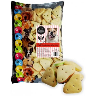 Fine Dog Bakery Srdíčka plněná mix 500 g