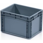 TBA Plastová Euro přepravka 400 x 300 x 270 cmmm plný úchyt – Zboží Dáma