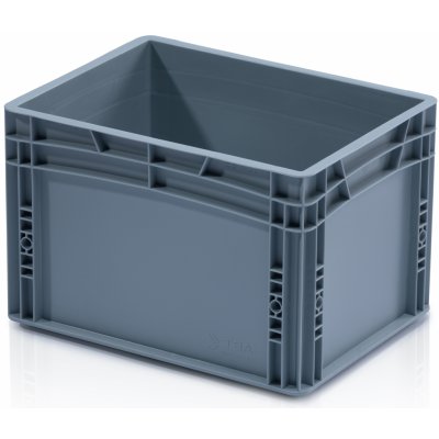 TBA Plastová Euro přepravka 400 x 300 x 270 cmmm plný úchyt – Zboží Dáma