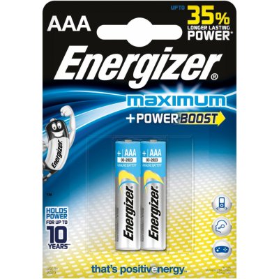 Energizer Maximum AAA 2ks 638441 – Zbozi.Blesk.cz
