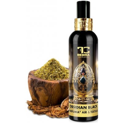 OBSIDIAN BLACK Osvěžovač vzduchu & textilií luxusní parfémový sprej 200 ml – Sleviste.cz