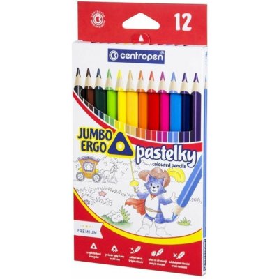 Centropen Pastelky 9522 Jumbo trojhranné (12 ks) – Zboží Živě