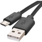 Emos SM7008BL USB 2.0 A/M - micro B/M, 2m, černý – Sleviste.cz