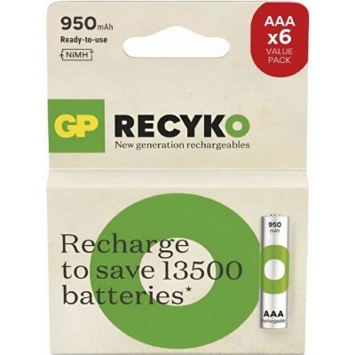 GP ReCyko 950 AAA 6ks 1032126090 – Zbozi.Blesk.cz