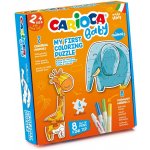 Fixy CARIOCA dětské Baby 2+, 8 ks + puzzle zvířátek – Hledejceny.cz