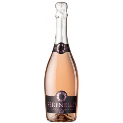 Serenello Rosé Prosecco Extra Dry 11% 0,75 l (holá láhev) – Zboží Dáma