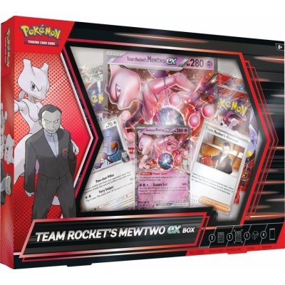 Pokémon TCG Team Rocket’s Mewtwo ex Box – Zboží Mobilmania