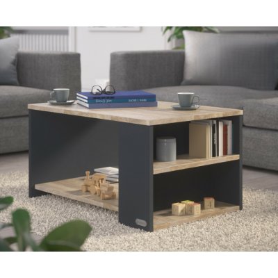 Casaria® Santa Cruz 90x60x50cm Dřevěný / Šedý – Hledejceny.cz