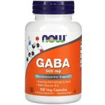 Now Foods Gaba Kyselina Gama Aminomáselná 500 mg 100 veg kapslí – Hledejceny.cz