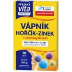Maxivita Vápník Hořčík Zinek + Vitamíny D3 a K1 30 tablet – Hledejceny.cz