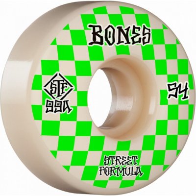 BONES PATTERNS STF V3 SLIMS Green/White 103A 54 mm – Zboží Dáma