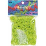 RAINBOW LOOM Original gumičky 600 kusov svetlozelené neónová – Zboží Dáma