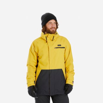 Dreamscape pánská snowboardová a lyžařská bunda 100 žlutá