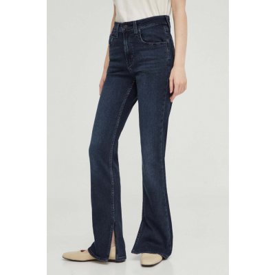 Levi's 725 HR SLIT BOOTCUT dámské džíny high waist A3403 námořnická modř