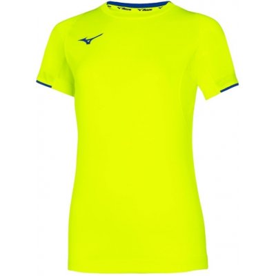 Mizuno Core Short Sleeve Tee Jr Yellow Fluo Royal – Zboží Mobilmania