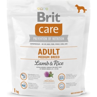 BRIT Care Adult Medium Breed Lamb & Rice 1kg