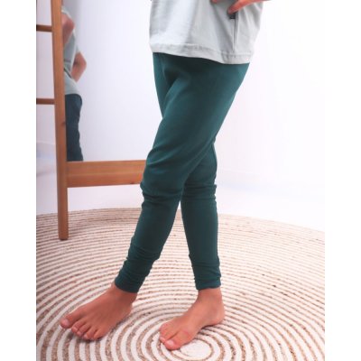 Jožánek Dětské legíny lahvově zelené – Zboží Dáma