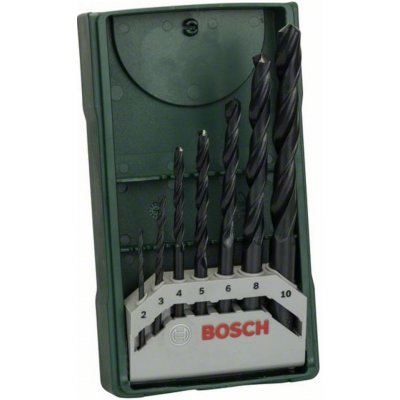 Bosch Accessories 2607019673 HSS sada spirálových vrtáku do kovu 7dílná 2 mm, 3 mm, 4 mm, 5 mm, 6 mm, 8 mm, 10 mm válcované za tepla DIN 338 válcová stopka 1 – Zbozi.Blesk.cz