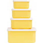 A Little Lovely Company Sada čtyř svačinových krabiček zvířecí kamarádi – Zboží Dáma