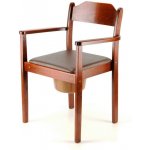 DMA ASTRA DARK Klozetové křeslo dřevěné – Zboží Dáma