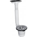 PLAST BRNO Ventil dřezový 6/4" výtokový, hor. odtok, zátka – Hledejceny.cz