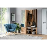 Předsíňová stěna CALI G lamelami Artisan Mirjan CALI G Artisan – Sleviste.cz