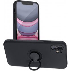 Pouzdro Forcell SILICONE RING Apple Iphone 11 černé