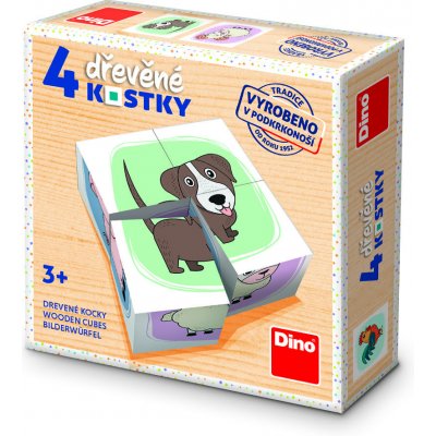 Dino zvířata 4 kostky – Zboží Mobilmania