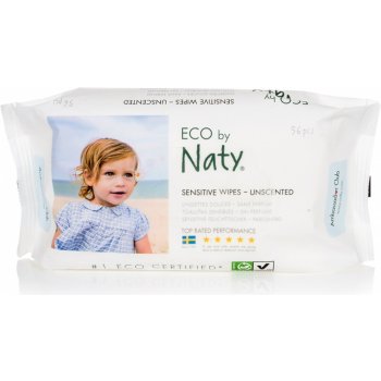 Naty Nature Babycare vlhčené ubrousky bez vůně pro citlivou pokožku 56 ks  od 79 Kč - Heureka.cz