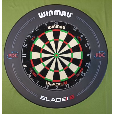 Winmau set DOUBLE - terč Blade 6 Triple Core + okruží Black PDC – Zboží Mobilmania