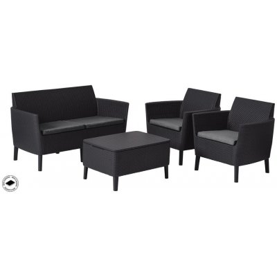 Keter Salemo zahradní lounge set šedá/dark – Hledejceny.cz