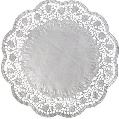 Dekorativní krajky kulaté Ø 26 cm [100 ks] (72326) – Zboží Dáma