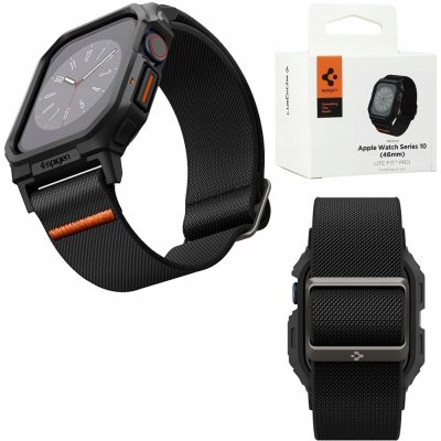 SPIGEN Lite Fit Pro, matte black - Apple Watch 45mm/44mm ACS07103 – Zbozi.Blesk.cz