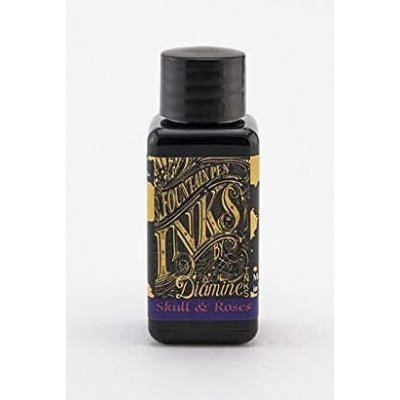 Diamine Skull and Roses lahvičkový inkoust 30 ml DIA8002 – Zboží Dáma