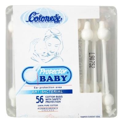 Baby Protector Vatové tyčinky v kabičce 56 ks – Zboží Dáma