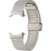 Řemínek k chytrým hodinkám Samsung Milanese Stainless Steel Band for Galaxy Watch6 (40mm) Cream GP-TYR930SAAFW