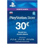 PlayStation dárková karta 30€ – Hledejceny.cz
