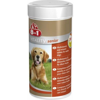 8in1 Vitality Senior multivitamin pro psy 12 x 70 tablet – Hledejceny.cz