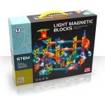 SPARKYS Kuličková dráha magnetická, svítící 110 ks – Zboží Dáma