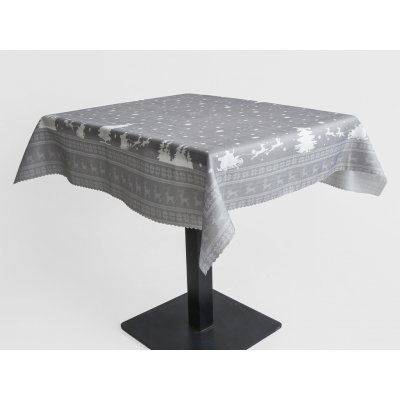 Xpose Čtvercový ubrus NORWAY šedý 100x100 cm – Zboží Dáma