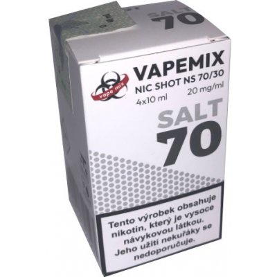 VapeMix NIC SHOT Salt 70/30 4x10ml 20mg – Hledejceny.cz