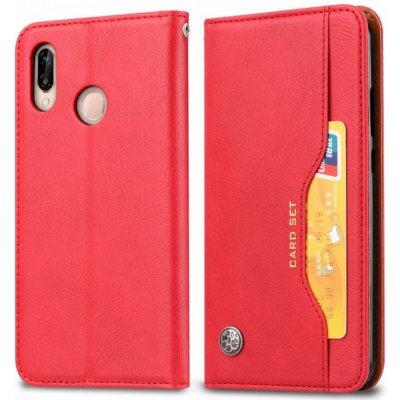 JustKing flipové peněženkové Huawei P30 Lite - červené – Zboží Živě