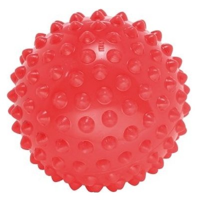 LEDRAPLASTIC GYMNIC Easy ball grip 12 cm míček červená