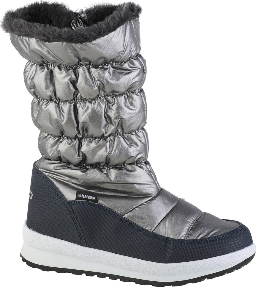 CMP Holse Wmn Snow Boot Wp 39Q4996 stříbrná