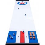 Longfield curlingová a přehazovací deska bílá 180 x 39 cm – Zboží Živě