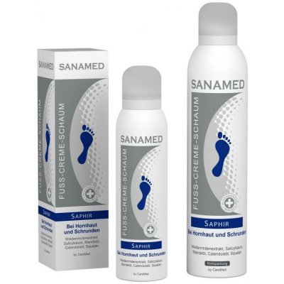 Sanamed Saphir krémová pěna na nohy 150 ml – Zboží Mobilmania