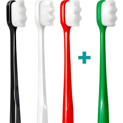 Nanosmile Ultrajemný zubní kartáček 4 ks – Zboží Mobilmania